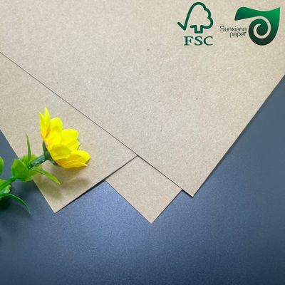 High Burst Strength Recycled Kraft Liner Board  120gsm 150gsm Eco Friendly Packaging Material
