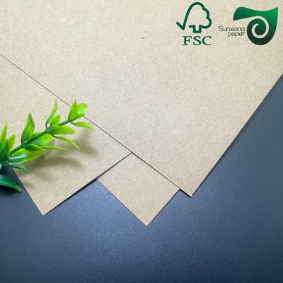 High Burst Strength Recycled Kraft Liner Board  120gsm 150gsm Eco Friendly Packaging Material
