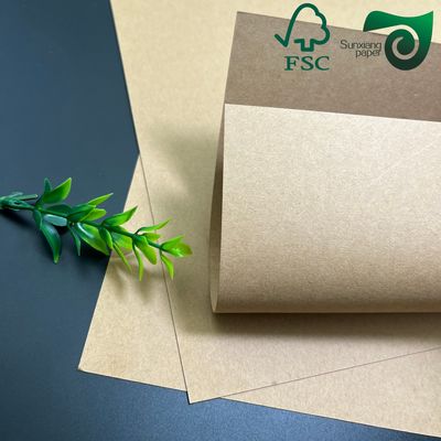 FSC Certified High Density Brown Kraft Paper 250gsm 450gsm Food Grade Packaging Excellence