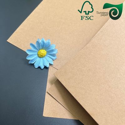 FSC Certified High Density Kraft Paper Sheets  300gsm 400gsm  Premium Food Packaging Solution