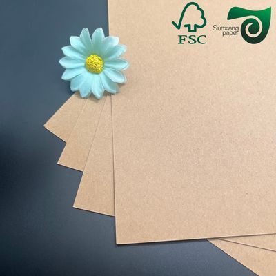 FSC Certified High Density Kraft Paper Sheets  300gsm 400gsm  Premium Food Packaging Solution