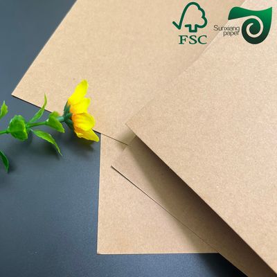 FSC Certified High Density Kraft Paper Sheets  300gsm 400gsm  Premium Food Packaging Solution