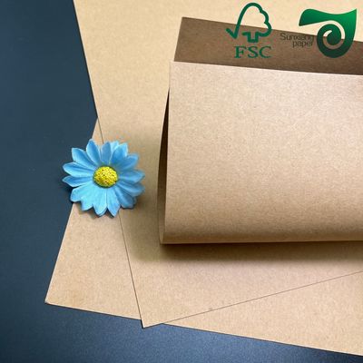 FSC Certified High Density Brown Kraft Paper 250gsm 450gsm Food Grade Packaging Excellence