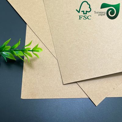 FSC400gsm  Recycled Kraft Liner Board Premium Uncoated Unbleached Solution For Packaging Excellence