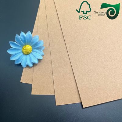 FSC400gsm  Recycled Kraft Liner Board Premium Uncoated Unbleached Solution For Packaging Excellence