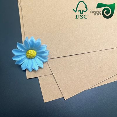 FSC400gsm  Recycled Kraft Liner Board Premium Uncoated Unbleached Solution For Packaging Excellence