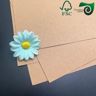 FSC 350gsm 400gsm High Density Kraft Paper Sheets  Specialized For Food Packaging