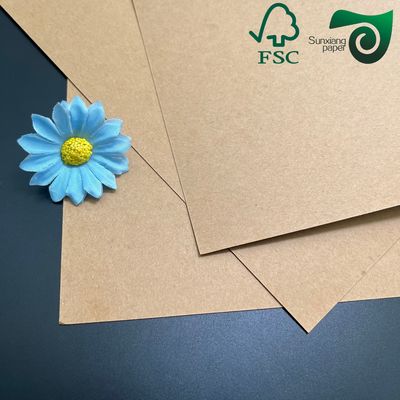 FSC 300gsm 350gsm 400gsm High Density Kraft Paper Sheets Specialized For Food Packaging