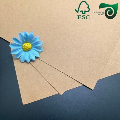 FSC 300gsm 350gsm 400gsm High Density Kraft Paper Sheets Specialized For Food Packaging
