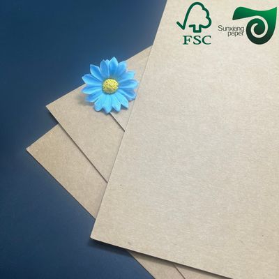 FSC Food Grade Brown Kraft Board 270gsm 300gsm Ideal For Lunch Boxes Food Packaging