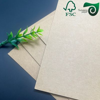 FSC Certified Food Safe Brown Kraft Cardboard  400gsm For Food Packaging Cartons