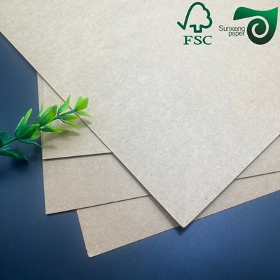 FSC Food Grade Brown Kraft Board 350gsm  24" 36" For Takeaway Lunch Boxes