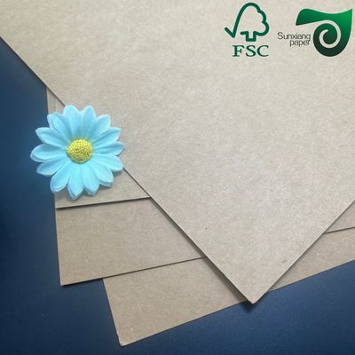 FSC Certified 200gsm 450gsm Brown Kraft Paper Fold Resistant For Calendar   Desk Calendar Making