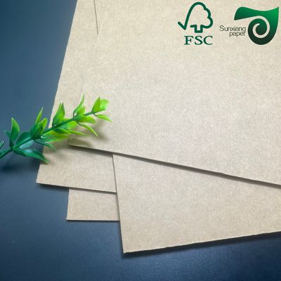 FSC Certified Brown Kraft Paper 450gsm Fold Resistant For Desk  Wall Calendar Production