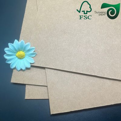 FSC Certified Brown Kraft Paper 450gsm Fold Resistant For Desk  Wall Calendar Production