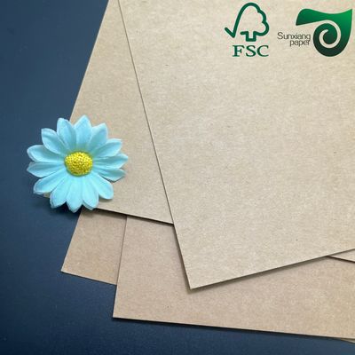 FSC 250gsm 350gsm Food Grade Brown Kraft Board  For Fruit Vegetable Fresh Produce Packaging