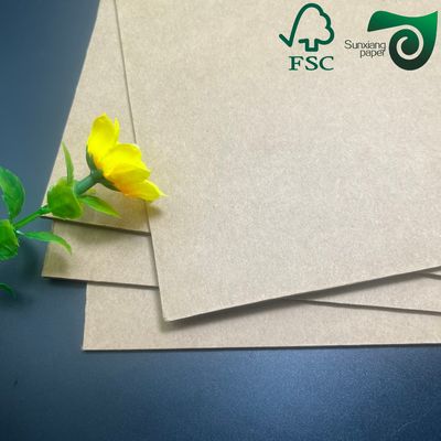 FSC 250gsm 350gsm Food Grade Brown Kraft Board  For Fruit Vegetable Fresh Produce Packaging