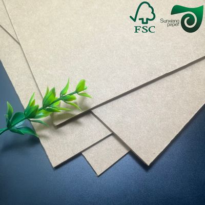 FSC 250gsm 350gsm Food Grade Brown Kraft Board  For Fruit Vegetable Fresh Produce Packaging
