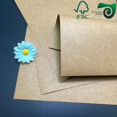 FSC 300gsm 15gsm PE Coated Kraft Paper Food Grade Waterproof Paper For Food Trays
