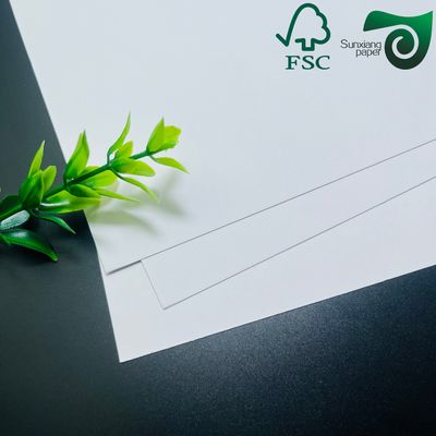 FSC Certified Bright White Uncoated Paperboard 350gsm Optimized For Offset Printing