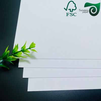 FSC Certified Bright White Uncoated Paperboard  250gsm 300gsm  Offset Printing Optimized