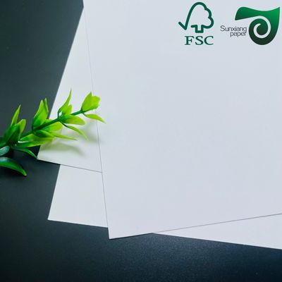 FSC Certified Bright White Uncoated Paperboard  200gsm 300gsm For Offset Printing