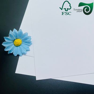 FSC Certified Bright White Uncoated Paperboard  200gsm 300gsm For Offset Printing