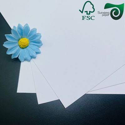 FSC Uncoated Woodfree White Paper  180gsm Wholesale For Shopping Bag Manufacturing
