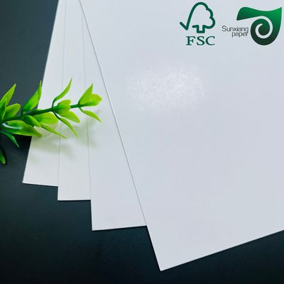 FSC 300GSM 350GSM C2S Glossy Art Board Double Sided White For Offset Printing