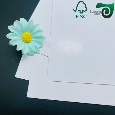 FSC 300GSM 350GSM C2S Glossy Art Board Double Sided White For Offset Printing