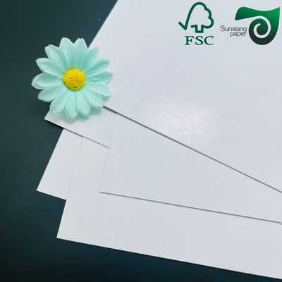 FSC 300GSM 350GSM C2S Glossy Art Board Double Sided White For Offset Printing