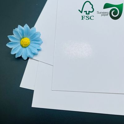 FSC  SGS Certified Double Sided Coating  C2S 300GSM White Glossy Art Paper Reel 100% Natural Pulp