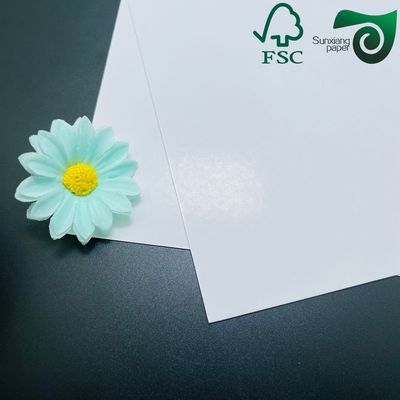 250gsm 300gsm FSC double sided glossy American Bristol Paper Board Ideal for Sheet Printing