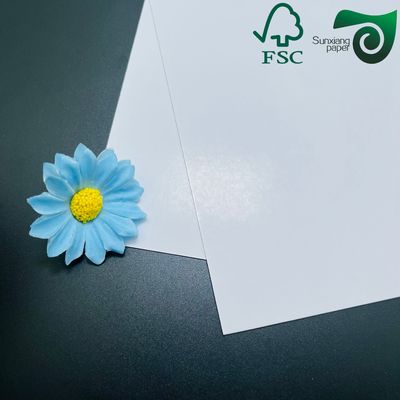 250gsm 300gsm FSC double sided glossy American Bristol Paper Board Ideal for Sheet Printing