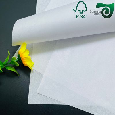 FSC Greaseproof Paper 38gsm  40gsm Greaseproof Paper For Lunch Wrapping