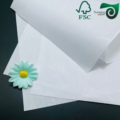 FSC Greaseproof 35g 40g 45g Food Grade Sandwichs Hamburger Deli Wax Wrap Paper