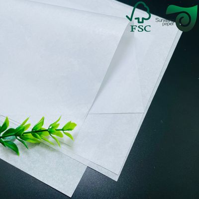 FSC Grade 3 Food Safe White Greaseproof Paper Rolls  35gsm 40gsm Food Wrapping Solution