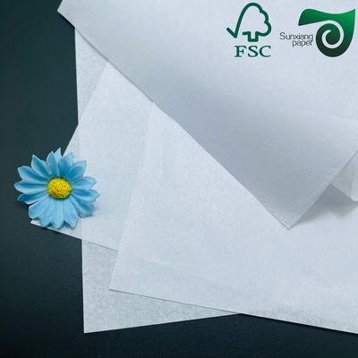 FSC Grade 3 Food Safe White Greaseproof Paper Rolls  35gsm 40gsm Food Wrapping Solution