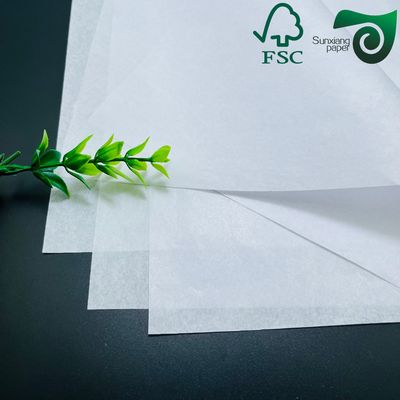 FSC 50gsm Double Sided Silicone Coated White Non Stick Baking Liner Food Wrapping Paper