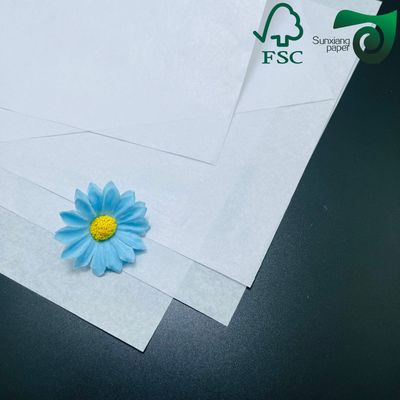 FSC 30gsm 35gsm 38gsm  Silicone Coated White Baking Paper Food Safe  Greaseproof