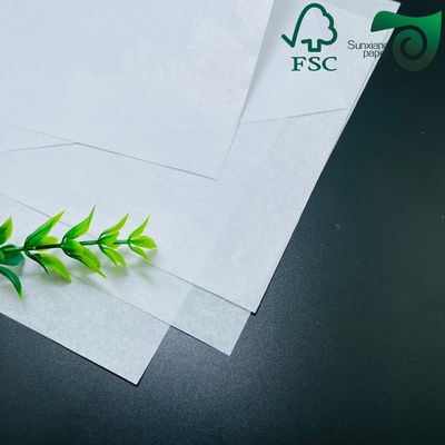 FSC 15gsm 17gsm 86cm 90cm Width White Translucent Tissue Paper Roll For Fruit Food Wrapping Paper