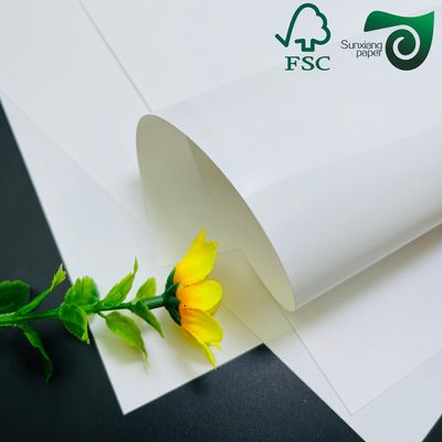 FSC Certified 70gsm 80gsm Super White Gloss Mirror Cast Coated Paper For Stickers