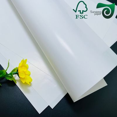 High Brightness 120gsm White Cardboard Paper Roll 1092mm for Packaging and Crafting