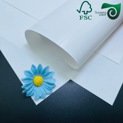 High Brightness 120gsm White Cardboard Paper Roll 1092mm for Packaging and Crafting