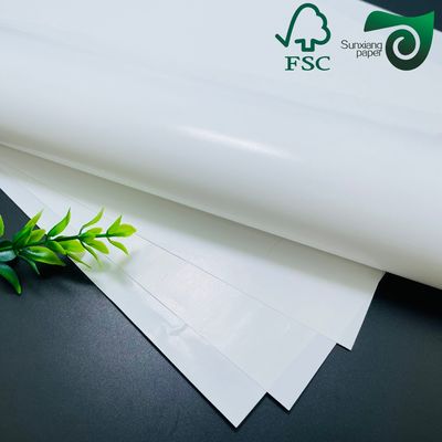 FSC Certified 180um Double Sided Glossy PET Synthetic Paper Sheets  Tear Resistant