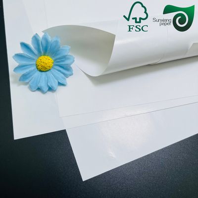 FSC 70gsm 80gsm  90gsm Glossy C1S Art Paper  Coated One Side Ideal For Label Printing