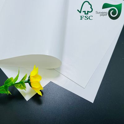 FSC 70gsm 80gsm  90gsm Glossy C1S Art Paper  Coated One Side Ideal For Label Printing