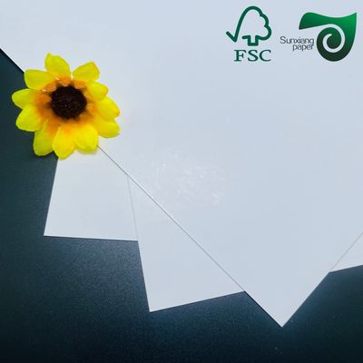 FSC A4 Size Non Tearable Coated Synthetic Paper For Laser Printing 0.13mm 0.2mm Thickness