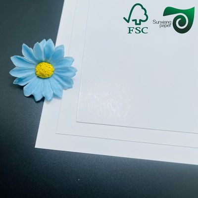 FSC 70gsm 100gsm  Glossy C1S Art Paper One Side Coated For Label Printing