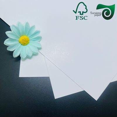 FSC 180gsm C2S Glossy Coated Paper High Ink Absorption Smooth Surface